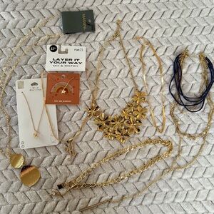Gold Metal Necklace Lot